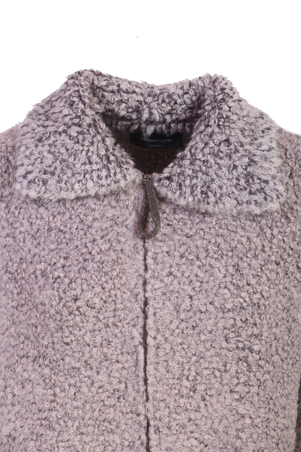shop FABIANA FILIPPI  Cardigan: Fabiana Filippi cardigan.
Colletto.
Maniche lunghe.
Chiusura con zip con doppio cursore.
Vestibilità regolare.
Composizione: 43% Alpaca 40% Lana Vergine 7% Poliammide 6% Seta 4% Cashmere.
Fabbricato in Italia.. MAD223F433H117-VR2 number 8692517